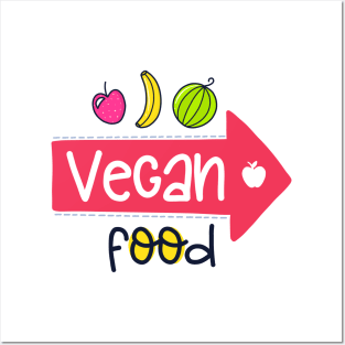 Vegan Food Posters and Art